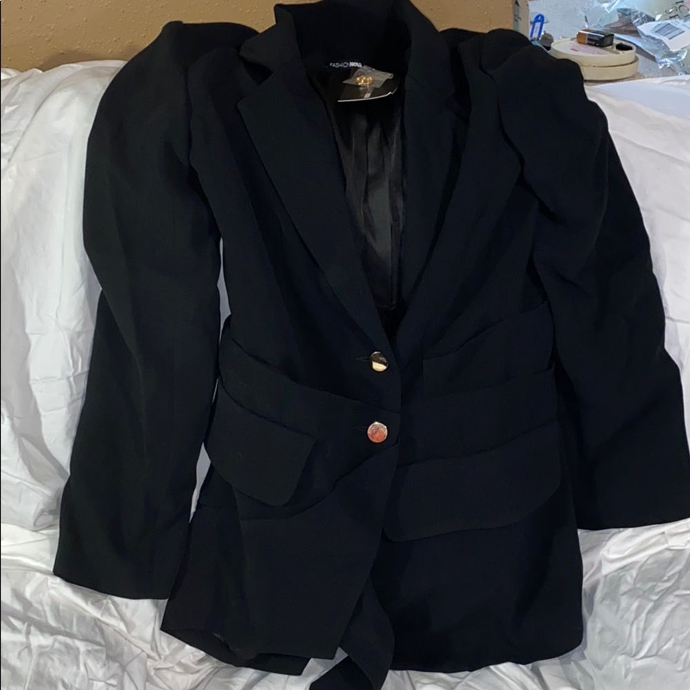 FASHIONNOVA “GET TO KNOW ME” BLAZER DRESS